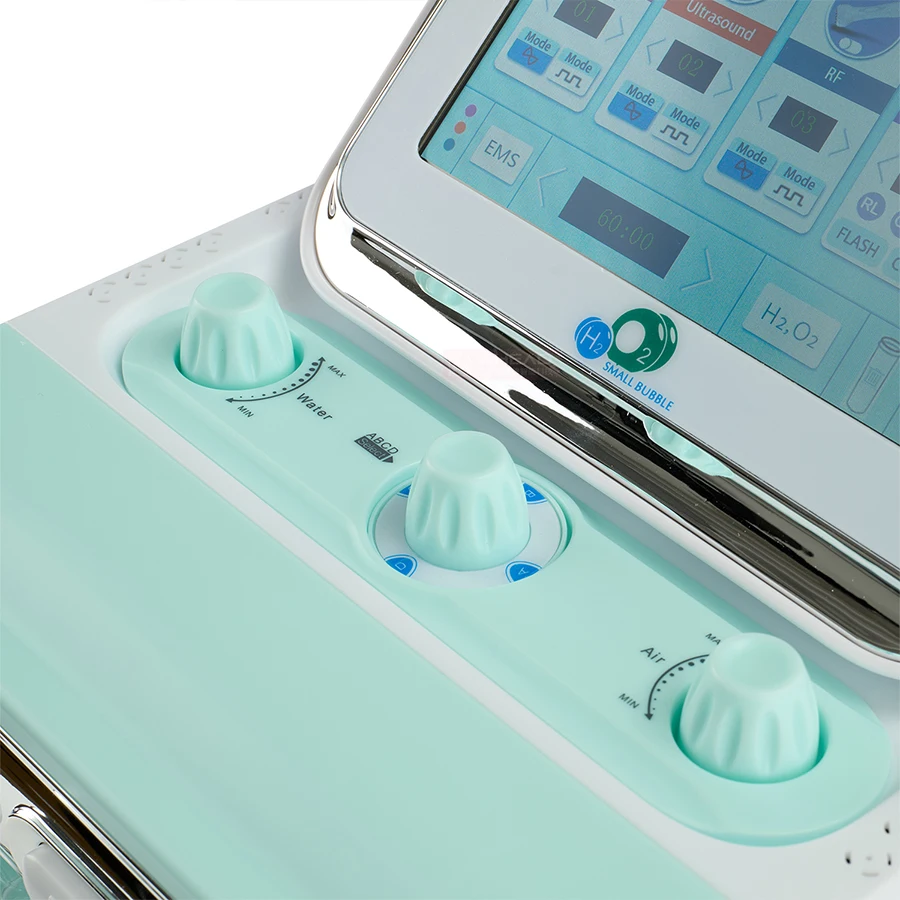 8 In 1 Second Generation LED Mask Face Lifting Skin Care Hydra Ultrasound Facial Face Massager Hydrogen Oxygen Beauty Machine