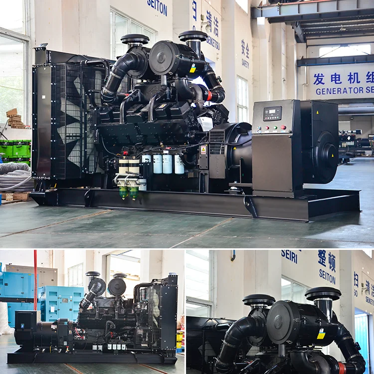Hotel used hospital used diesel generator 800kVA 640kW diesel genset prices 800kVA power plant by Cummins KTA38-G2