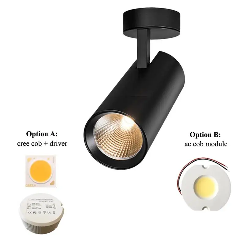 LED Spotlight Surface Mounted Narrow Beam Angle 15 degree 10W