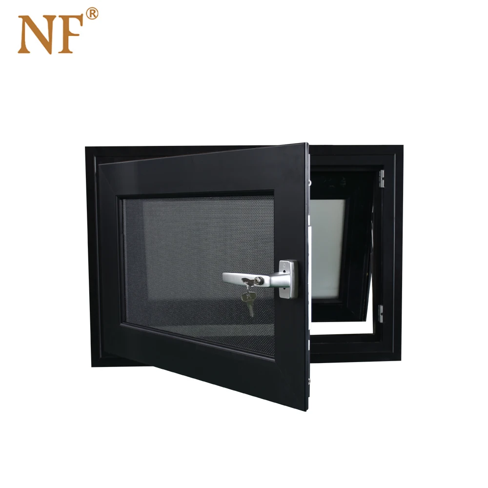  Алюминиевое верхнее окно Foshan NF с фиксированным окном