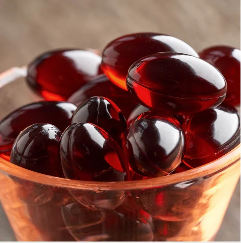 Private Label Omega 3 Krill Oil Softgel Red Capsules Health Supplement For Adults