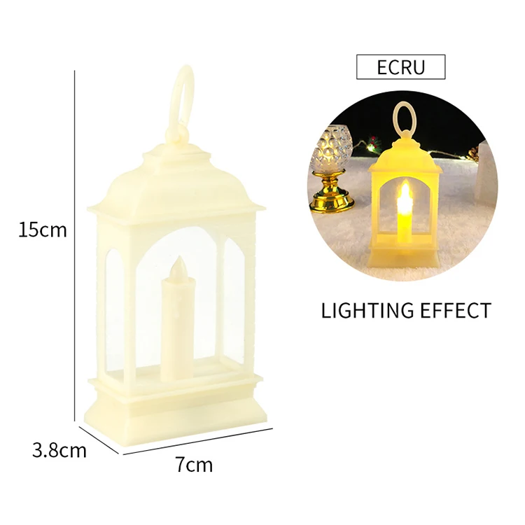 New arrival plastic mini candle lanterns electron luminescence table lamp for decoration