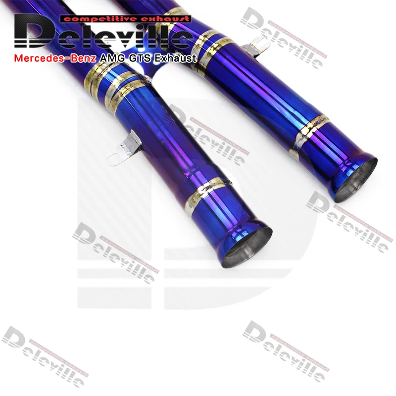 OEM Valve Muffler Exhaust Titanium For Mercedes-Benz AMG GTS/GT(C190) 4.0T 2014-2024 Performance Catback Car Exhaust System
