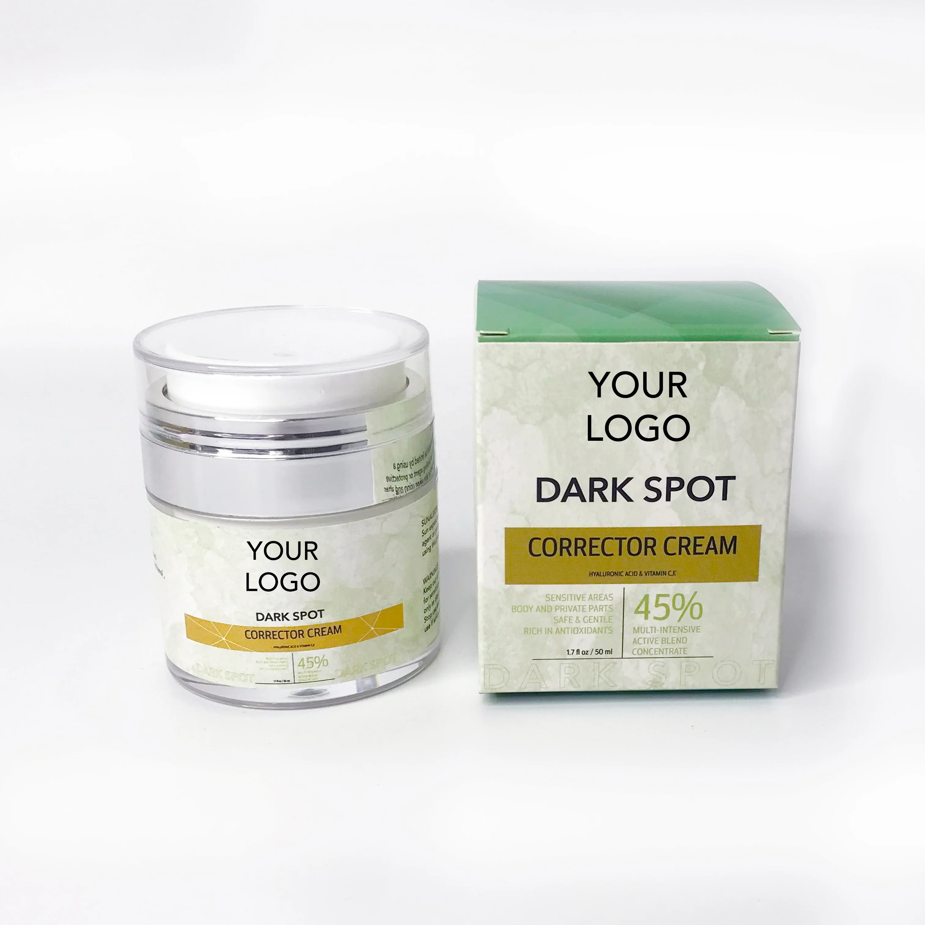 Herbal Acne Removal Cream Jar 50Ml Cream Ointment Jar For Sale Womens Face Cream