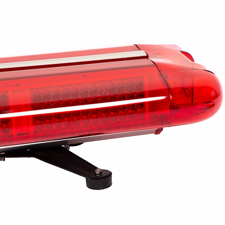 DC12V 120watts revolving smd led police light bar red blue lightbar with alarm speaker
