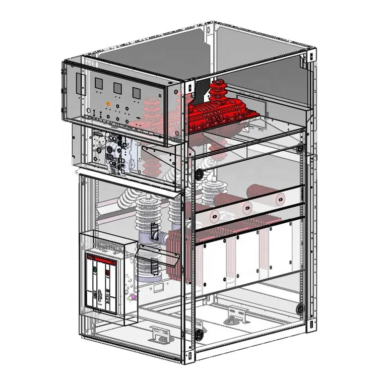 Outdoor Indoor SF6 Gas 33kV RMU Switchgear Cabinet With Enclosure