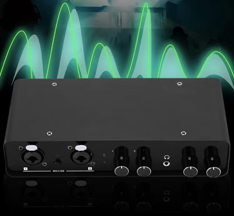 Usb Multi External Pc Computer Sound cards audio interface recording for music studio equipment live streaming professional