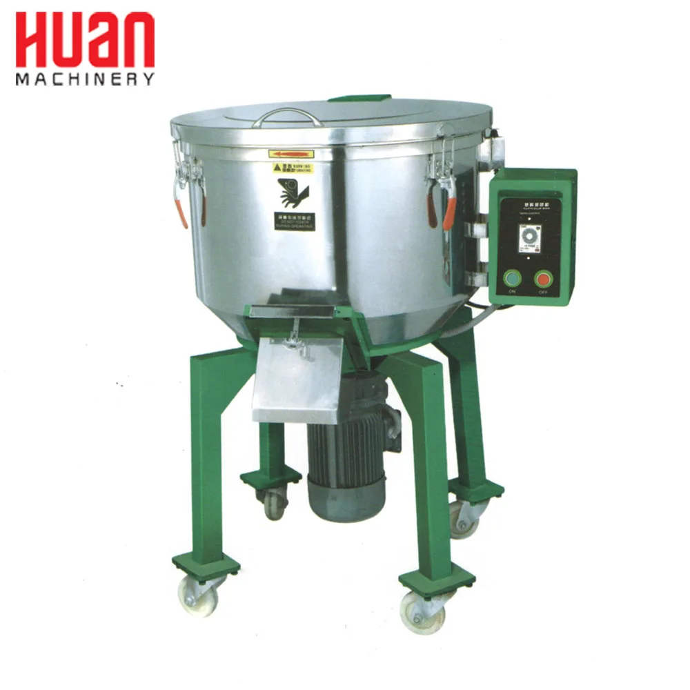 Plastic recycled material mixer for IBC tank blow molding machine