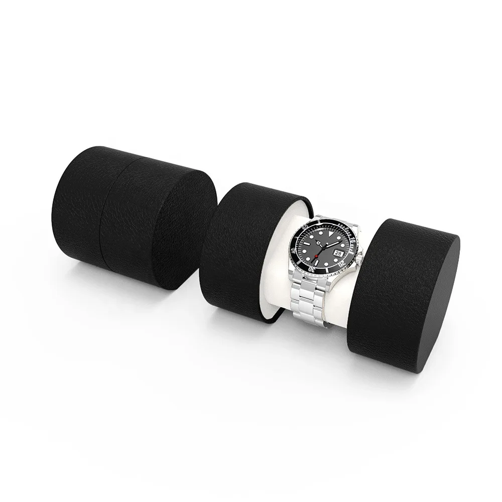 Unique Design Storage Watch Box Cylinder Watch Luxury Packaging Box