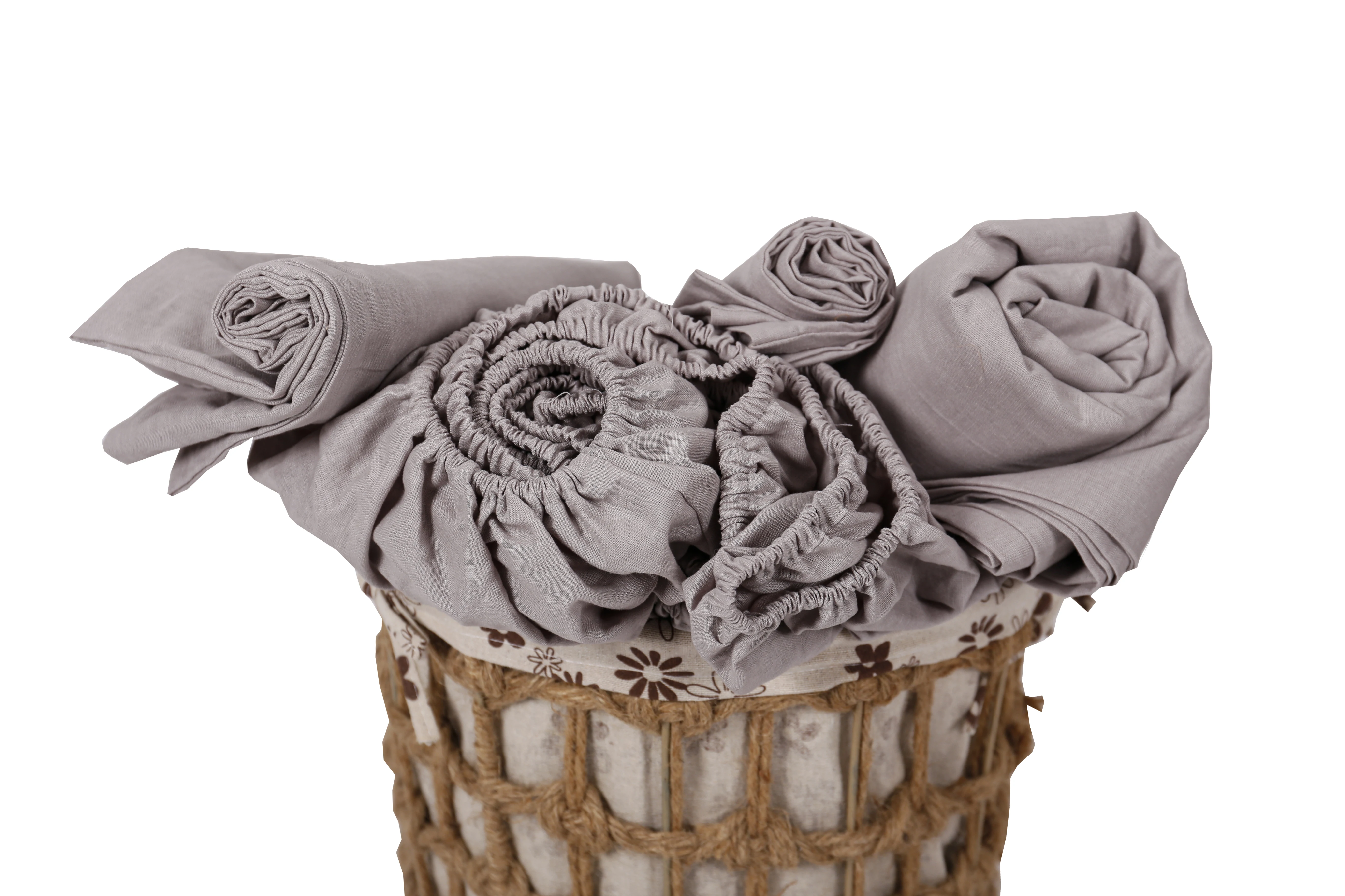 Wholesale 100% pure stone washed flax french linen bedding set natural duvet cover set oekotex bedsheet set