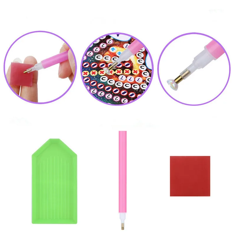 Abstract Peacock Animal Art Wholesale Special Shaped Diamond 5D Diamond Painting Kits AB Crystal Picture DIY Gift Home Decor