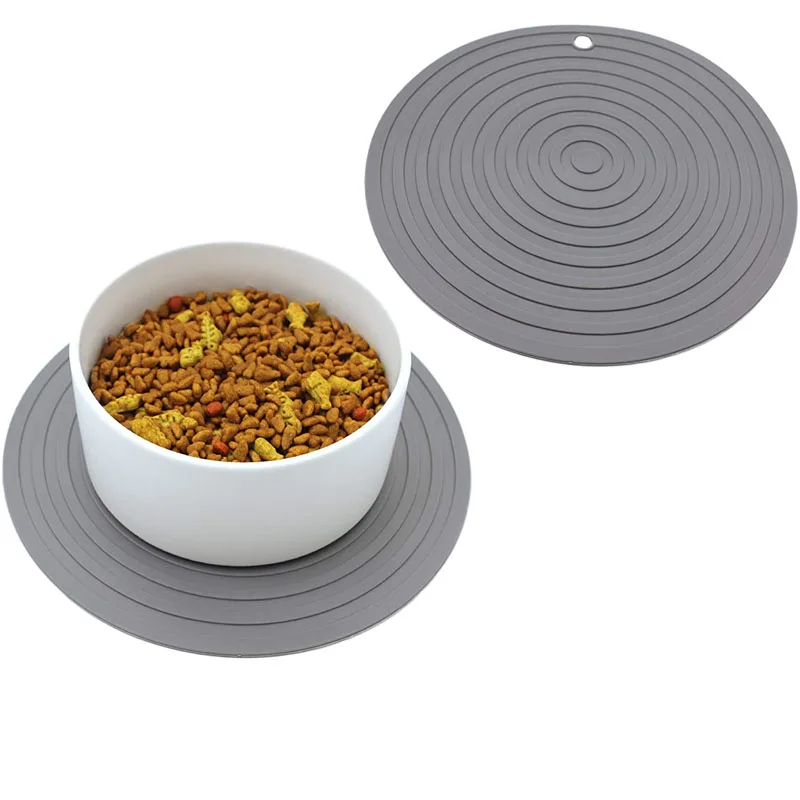 Manufacturer wholesale washable silicone feeding washable mat placemat for cats and dogs