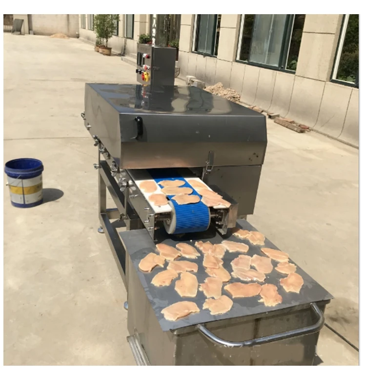 fresh meat chicken breast cutting machine automatic meat slicer machine