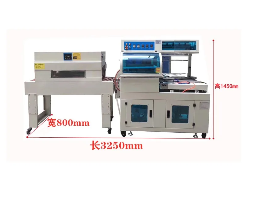 Машина для усадочной герметизации и резки пленки POF/PVC используется в производстве аппаратных напольных покрытий