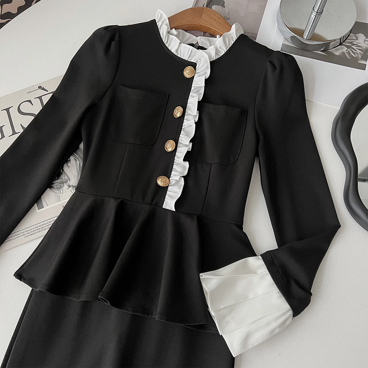 836-95-790 Designer Manufacturers Custom Woman Clothes Wholesale Prom Inspiration Elegant Vintage Lady Oem  Long Dresses