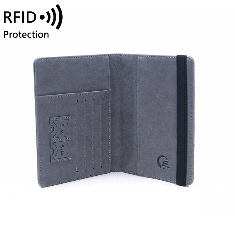 Женщины Мужчины RFID Винтаж бизнес Обложка для паспорта держатель многофункциональная ID банковских карт кошелек из искусственной кожи с изображением героев мультфильма аксессуары