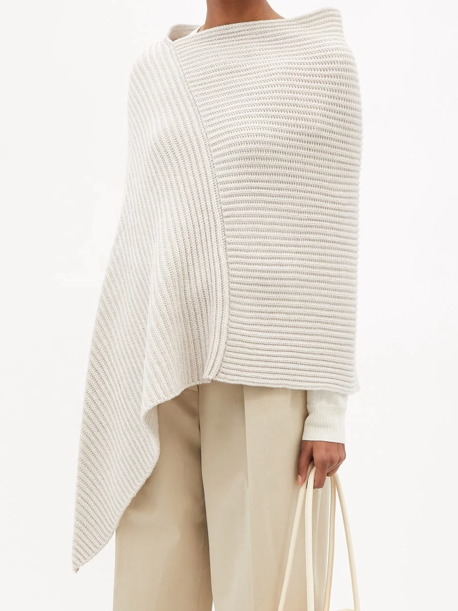 Кашемировая накидка в рубчик, Смешанная альпака, вязаный женский шарф, оптовая продажа, Женская кашемировая шаль