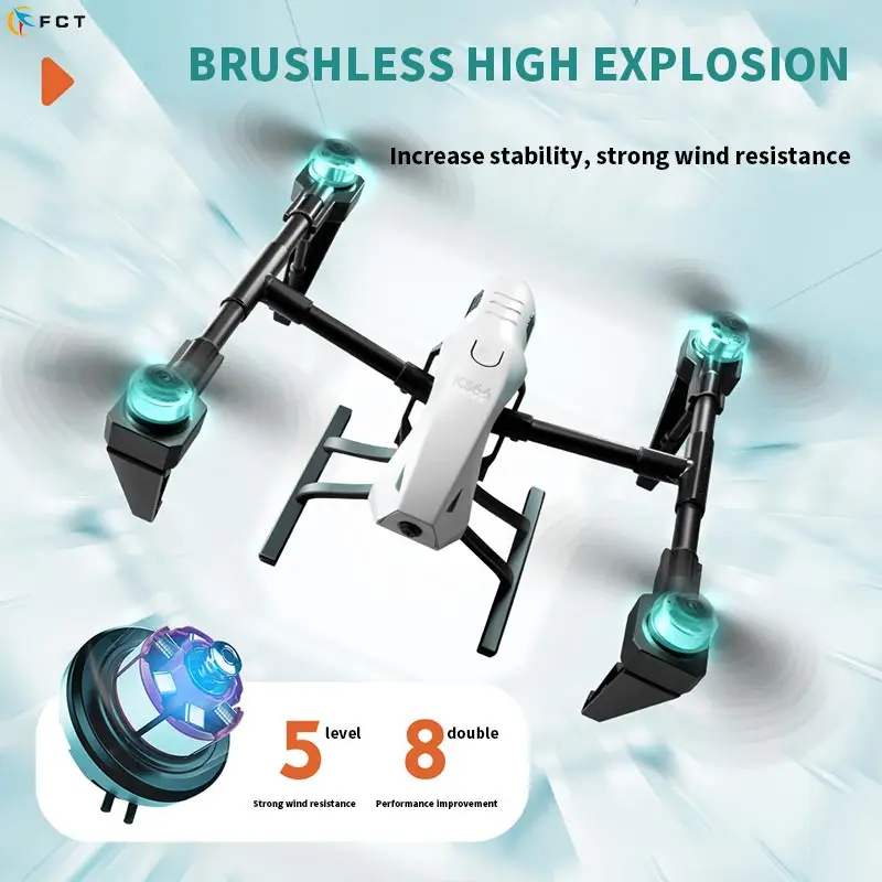 KS66 drone with 6K HD Camera 2.4G optical flow brushless drone dual lens WIFI professional aerial camera rc drones Quadcopter
