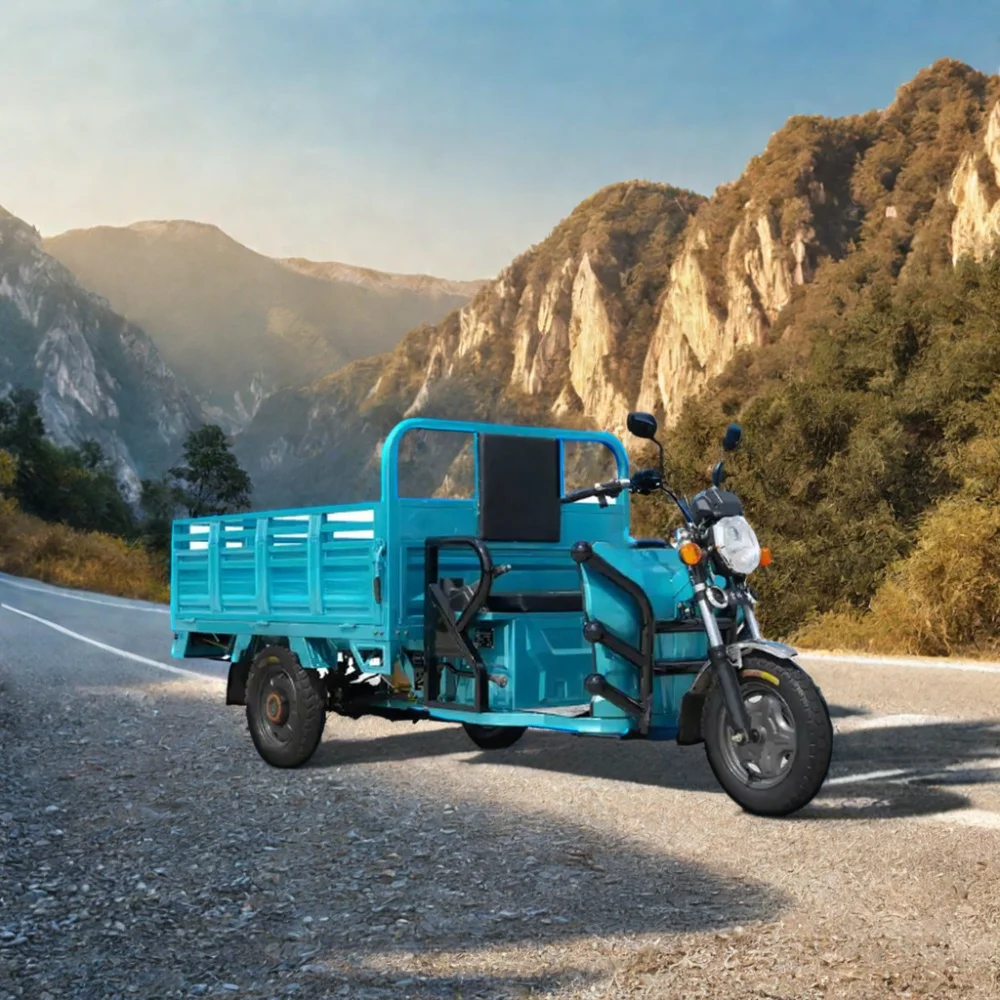 New Model Electric Pedicab For Elderly Fat Tire 3-wheel Tricycle For Passenger And Cargo Transport
