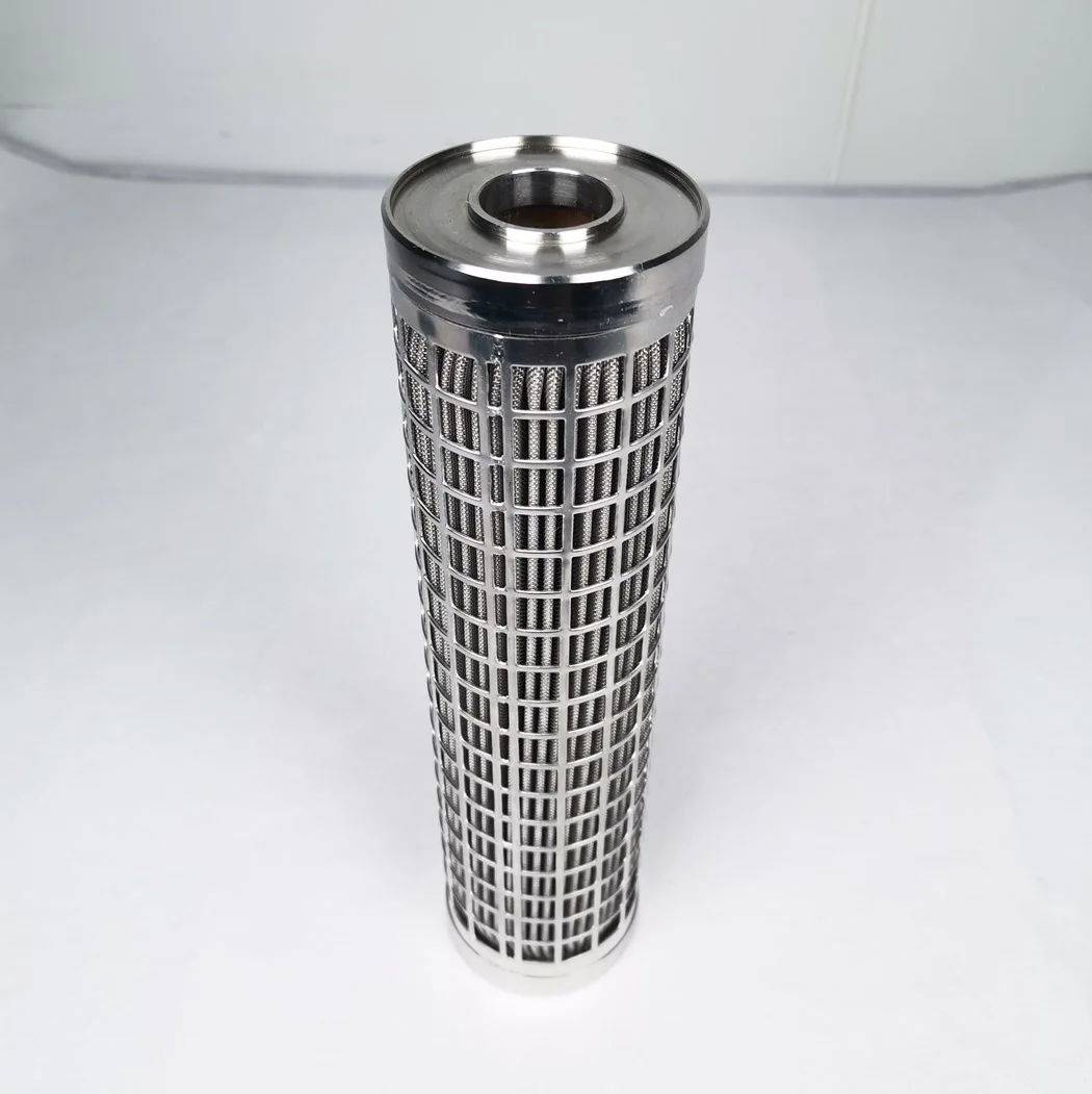 Nylon Yarn Melting use SS304 316L Stainless Steel Pleated Mesh Filter Cartridge