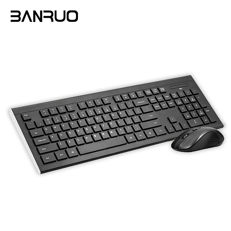 Factory sale 2023 Hot Wireless Keyboard and Mouse Cheapest standard Black Office keyboard and mouse combo