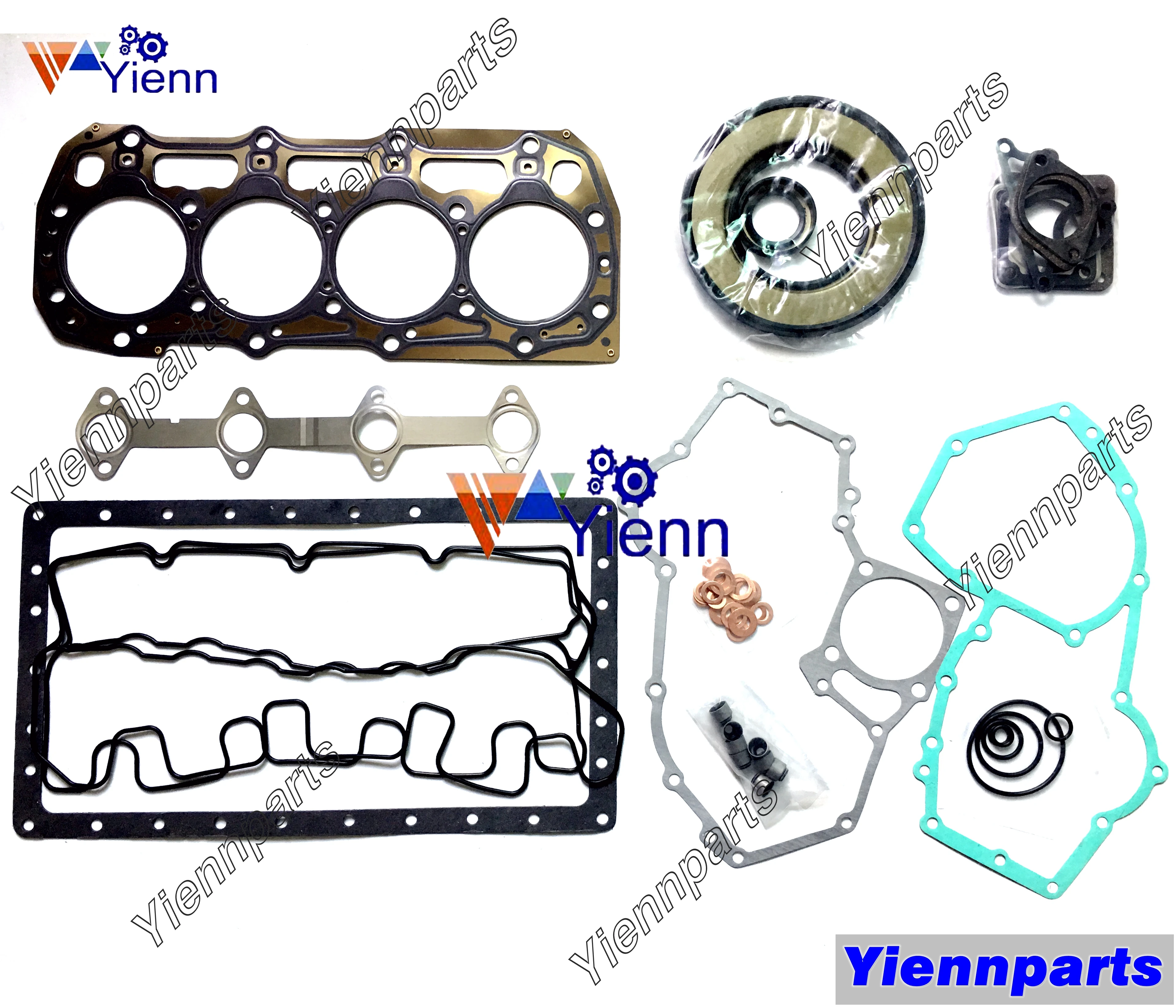 For Perkins 104-19 104-22 Full Gasket Kit Tractor Skid Steer Loader Excavator Compactor Diesel Engine Spare Parts