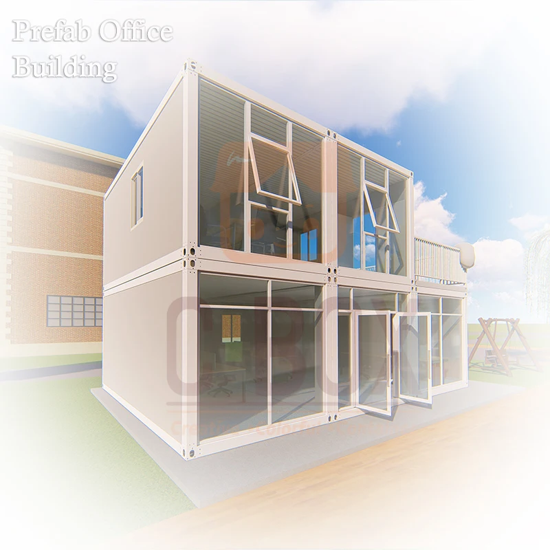 Плоская упаковка, легко собрать, 40 футов, 20 футов, сэндвич, прочный модульный, сборный, экономичный контейнер, офис