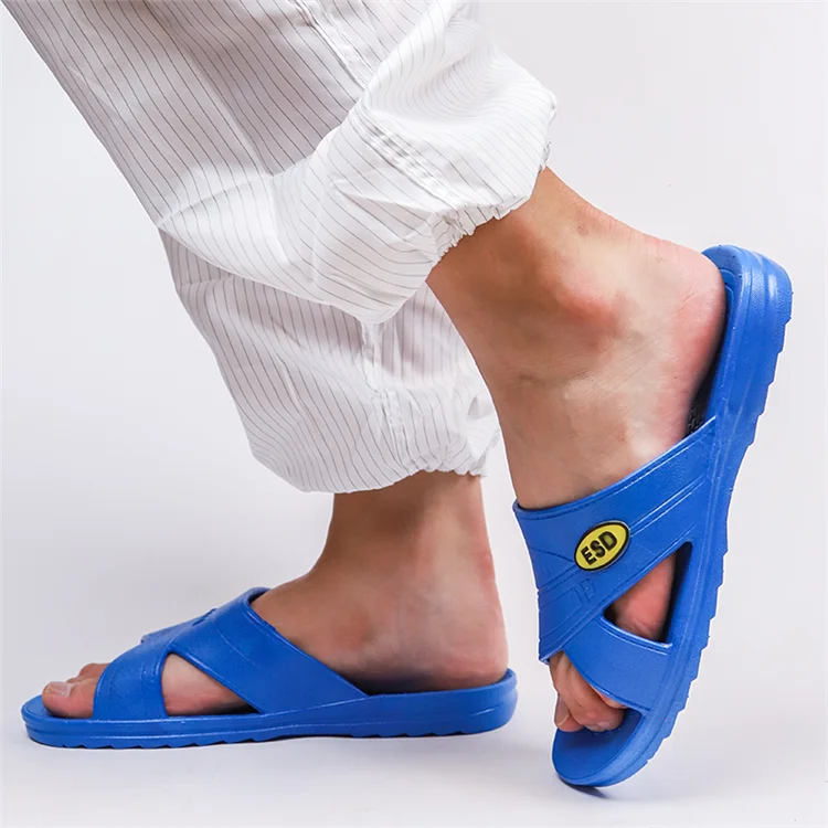 Популярная мастерская esd Тапочки Удобные spu ПВХ пены Антистатические Сандалии esd Тапочки