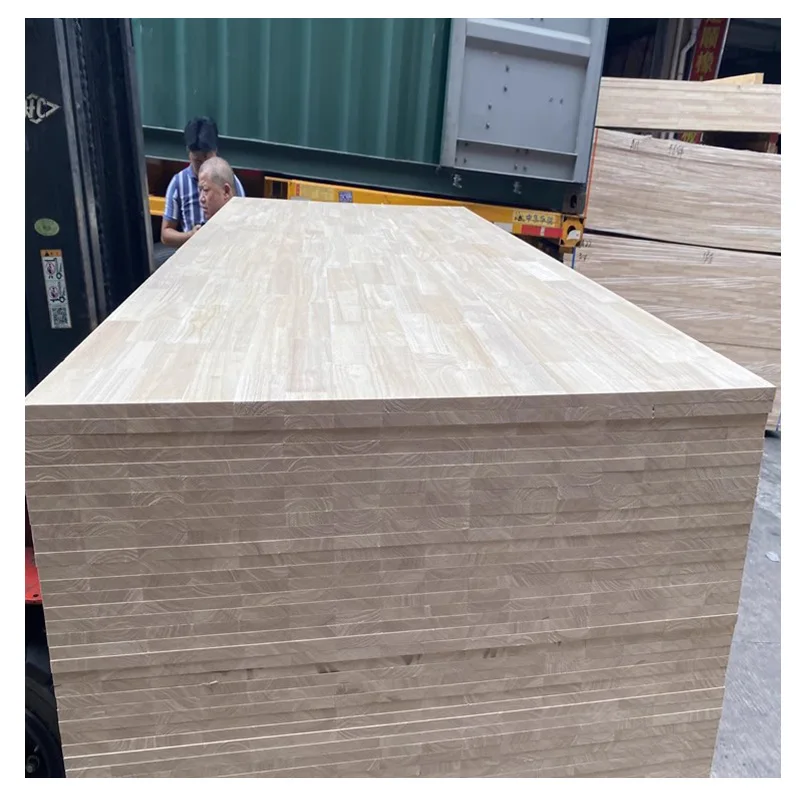 Rubber Wood finger plate 15-20mm imported Indonesian rubber wood tooth plate AA class wardrobe back plate