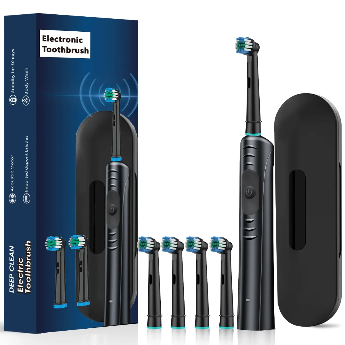 Wholesaler good price OEM Rotating Customized Adult Smart Soft Bristle Sonic Electric Toothbrush Rechargeable