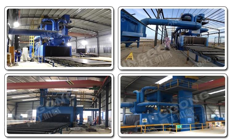 automatic steel structural shot blasting machine manufacturers abrasive blasting equipment