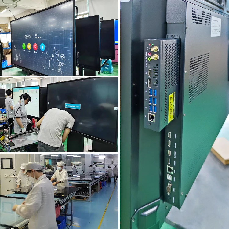 Factory Wholesale Educational Equipment Multi Touch Interactive Digital class room Smart board