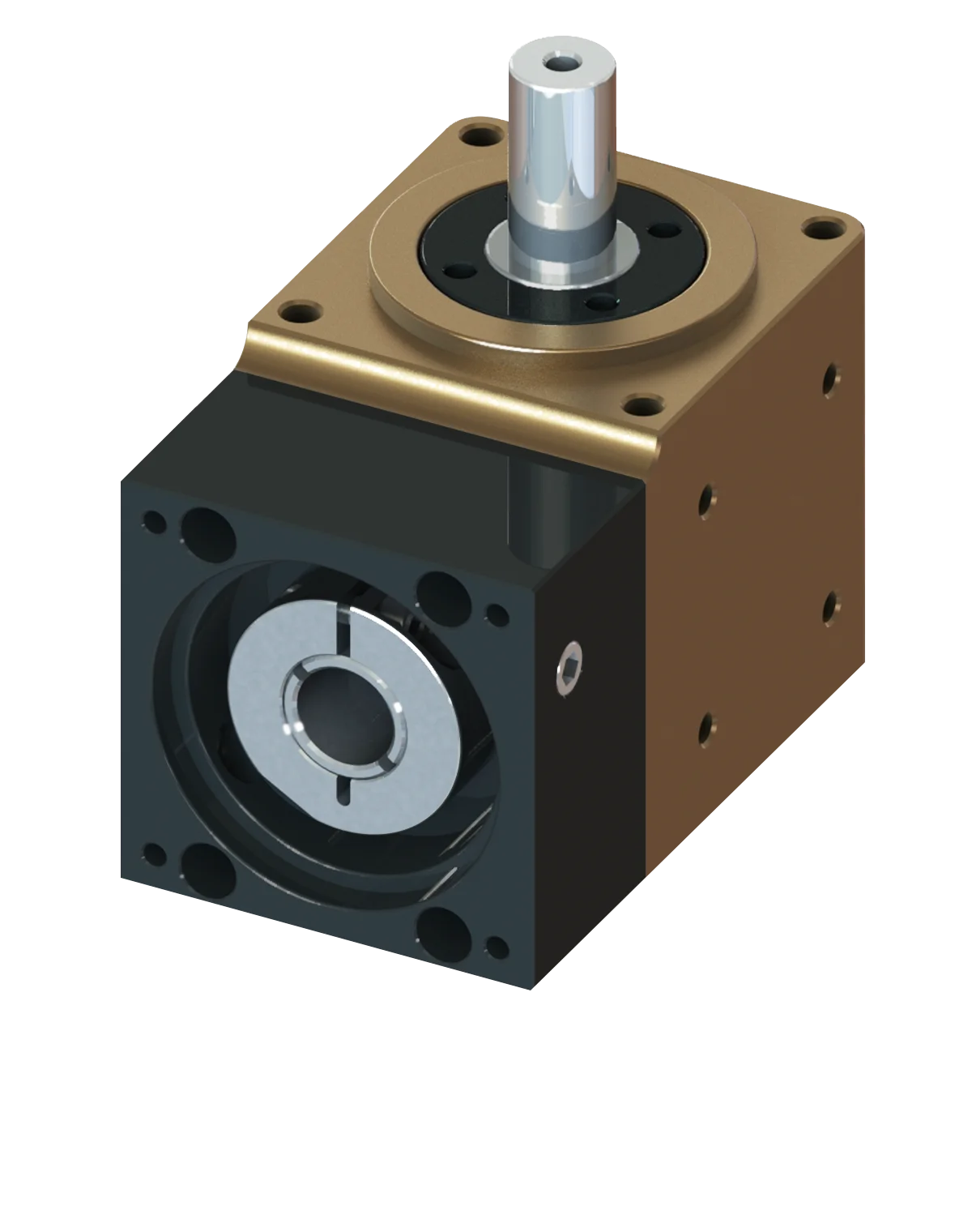 GSZ60-03K-SV 90 Degree Gear Drives Precision speed reducer Gearbox Large Inertia Load for 4 Axis Right Angle Gearbox