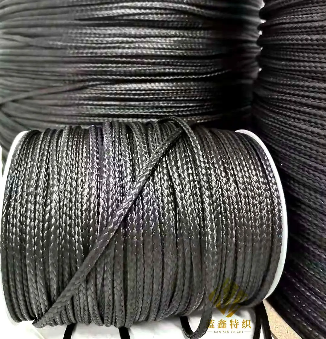 High Tenacity 3mm blue red UHMWPE kite surfing line Tightly Woven Kite string rope braided water ski sport rope for surf