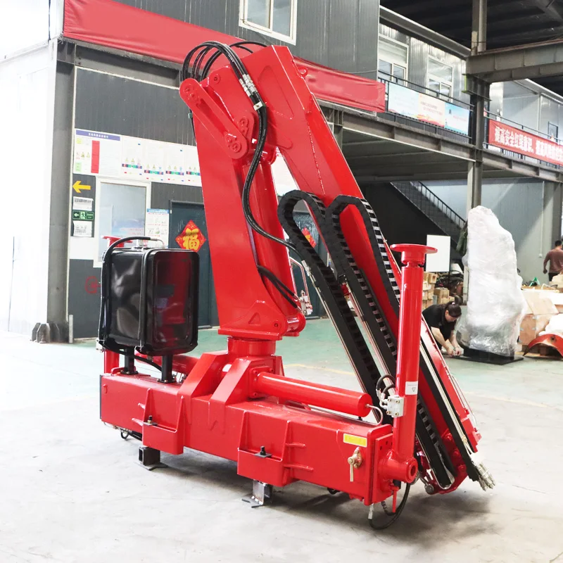 BOB-LIFT 5 ton trailer tow truck crane hydraulic rescue lifting cranes for sale