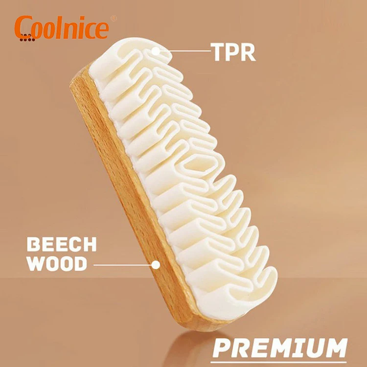 Cleaner tool shoe brush for cleaning shoe polish brush horse hair shoe brush