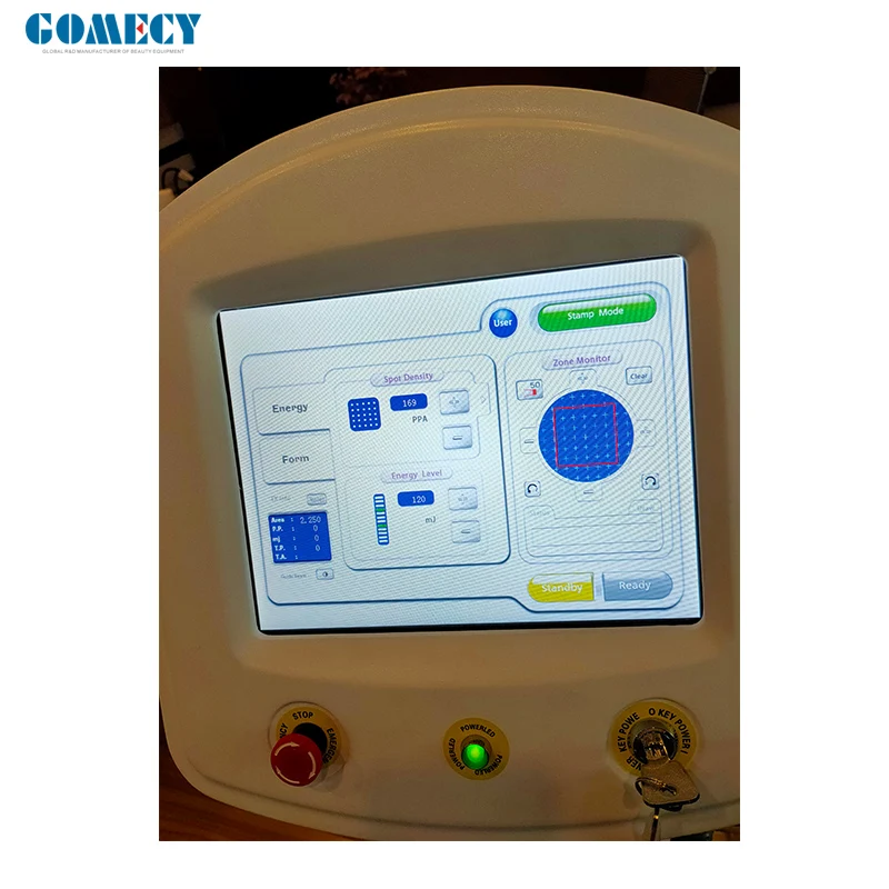 Er Yag laser erbium glass fractional laser/ 1550nm erbium glass fiber laser stretch mark treatment