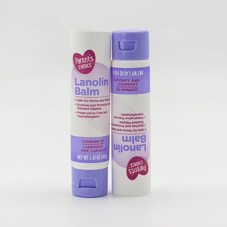 Hot sale soft touch PE plastic cosmetic cream tube packaging with competitive price