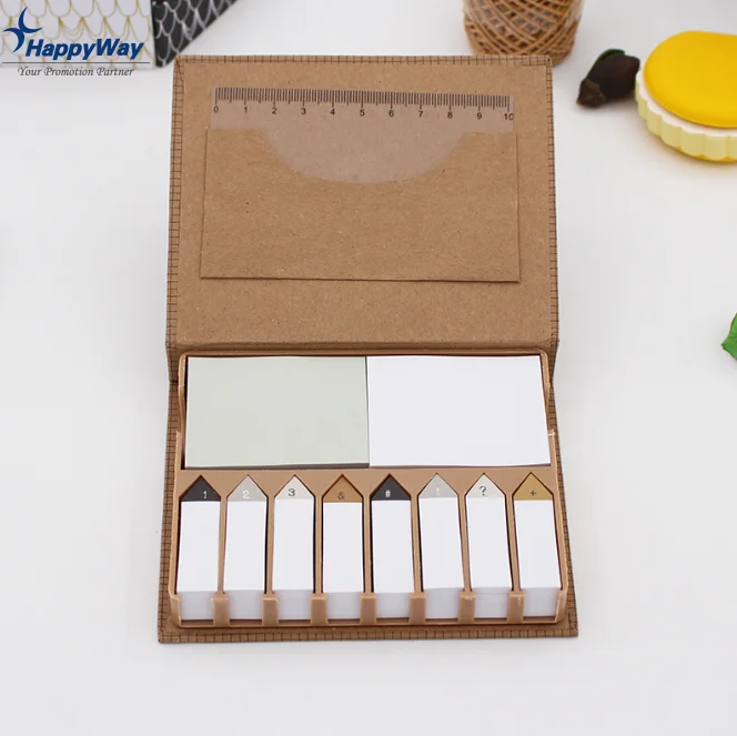 Пользовательская клейкая бумага для заметок, подарочный набор, креативное планирование, наклейка со стрелкой