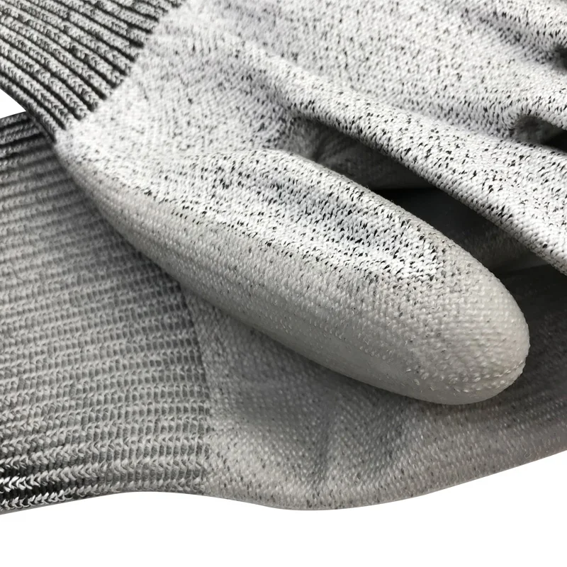 ANT5PPE SNGA5 Hppe Industrial Cut-Resistant Gloves ANSI A7 Level 7 Work Safety Protection Hand Glove PU Coating Anti-Cut