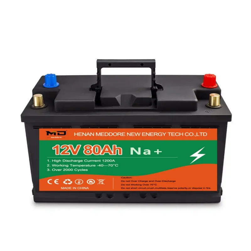 Low Tem 12v Super Capacitor Car Jump Starter Sodium Ion Battery Power Bank Portable 12v 80Ah 1200A Jump Starter Car Battery