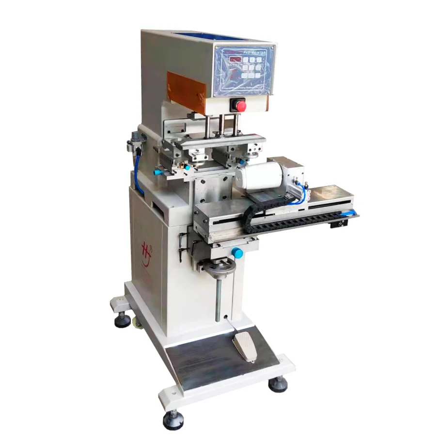 HP-160BY daily product 2 colors logo pad printing machine security camera case logo pad printer