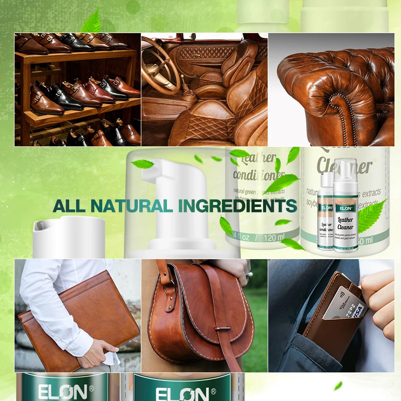 OEM Services Natural Ingredients leather care set leather cleaner and conditioner suitable for all types of leather