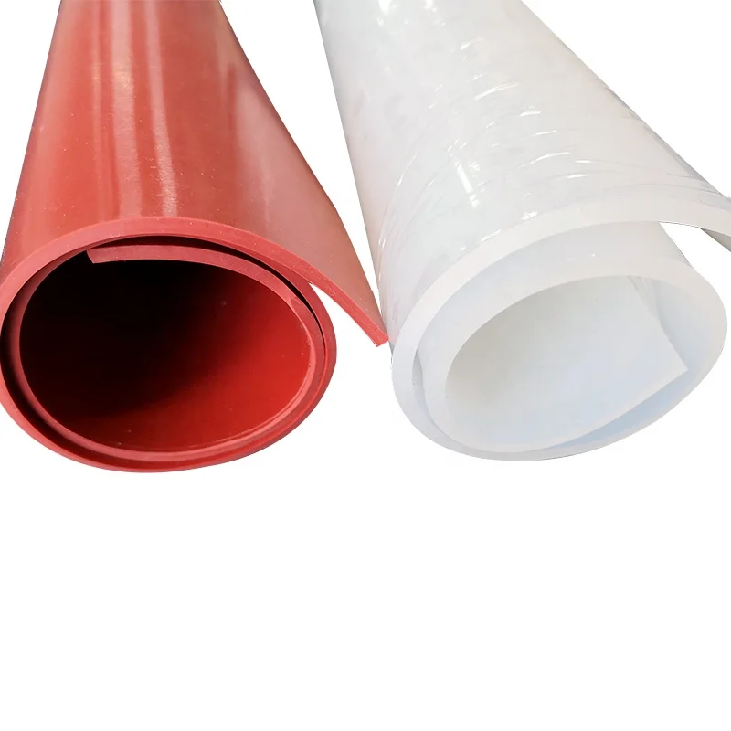 0.5 mm 1mm 2mm 3mm 4mm Clear High Transparent Food Grade Heat Resistant Gel Silicone Rolls Sheet