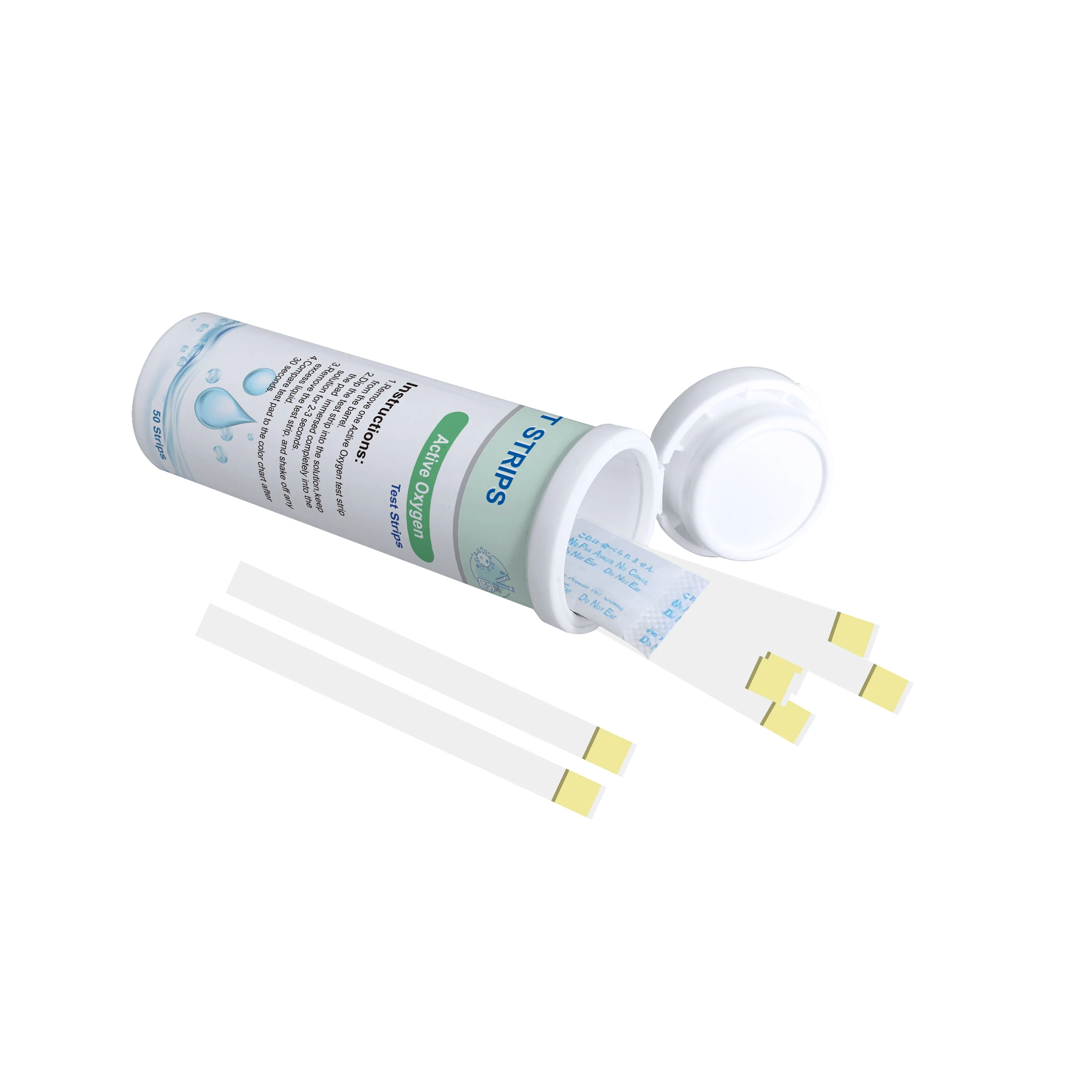 Manufacturer Water Tester Strips Active Oxygen Test Strips For Swimming Pool