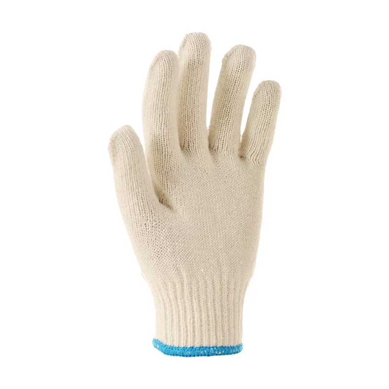 10 gauge Original White Pure Cotton Gauze Gloves 600g Protection Construction Factory Work Free regular size OEM Accepted