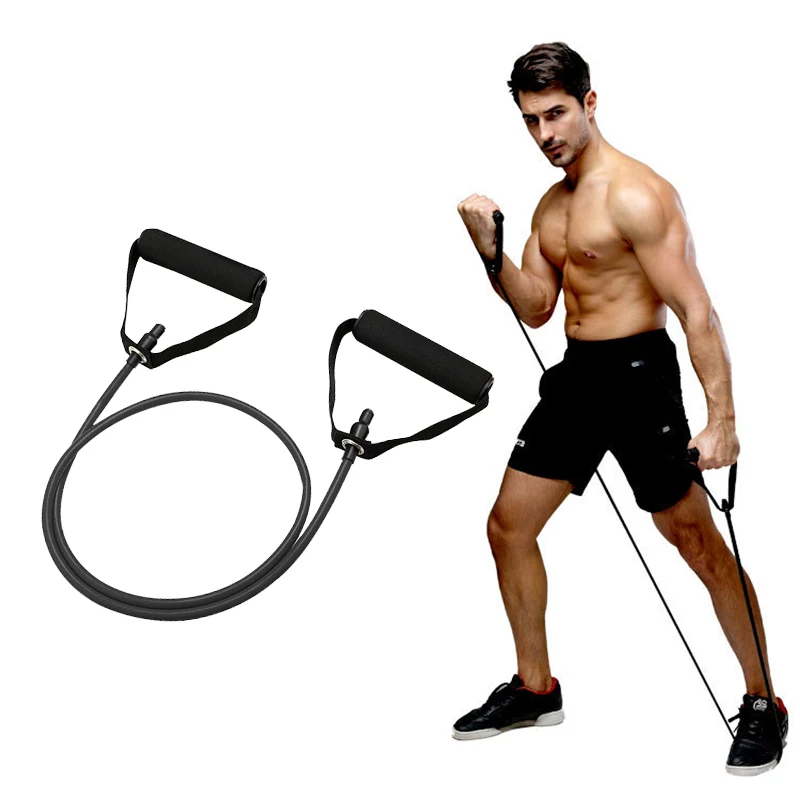 Wholesale Home Workout Hand Grips TPE Elastic Bands Yoga Pull Rope For Strength Training