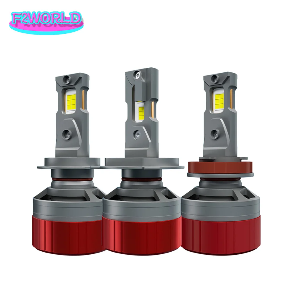 F2WOLRD high lumen 120W 12000LM high and low beam H4 H7 H11 headlights luces delanteras led bulbs