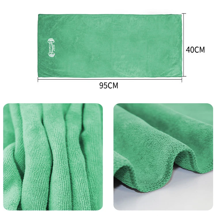 comfortable absorbes sweat quick drying Microfiber Fitness workout towels for men