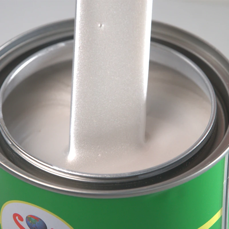 High Gloss Super Coarse White Pearl Auto Car Paint 1K Top Coat Basecoat Primer Factory Price For Automotive Refinish